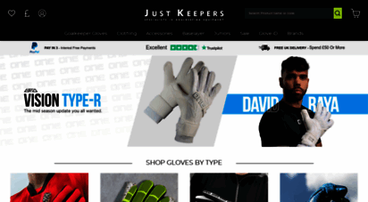 just-keepers.com - goalkeeper gloves, clothing and equipment - just keepers ltd