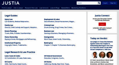 justia.com - justia :: free law & legal information for lawyers, students, business and the public