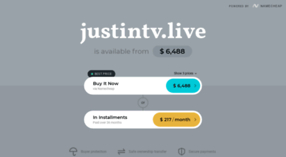 justintv.live - account suspended