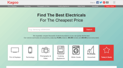kagoo.co.uk - kagoo - find the best electricals for the cheapest price - kagoo.co.uk
