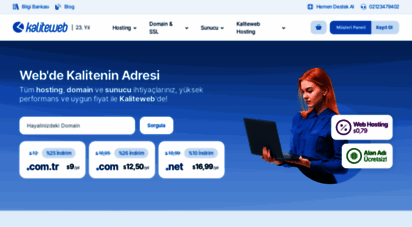 kaliteweb.com - hosting, domain, web hosting - kaliteweb.com