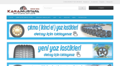 karamustafaotolastik.com - kara mustafa oto lastik - sıfır ve çıkma lastik jant merkezi