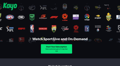 kayosports.com.au - watch sport live & on-demand  kayo sports
