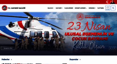 kayseri.gov.tr - kayseri valiliği