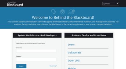 kb.blackboard.com - behind the blackboard!