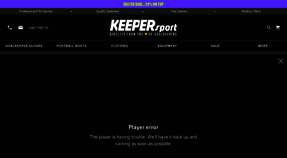 keepersport.net - keepersport - goalkeeper gloves and more for the goalkeeper