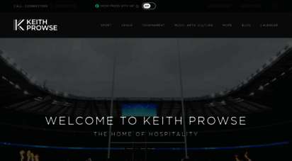 keithprowse.co.uk - corporate hospitality, events and entertainment ideas - keith prowse
