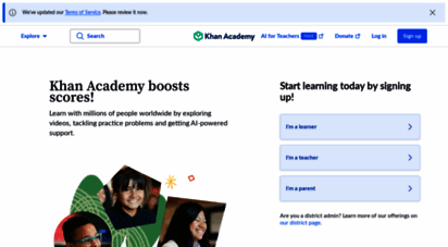khanacademy.org - khan academy  free online courses, lessons & practice