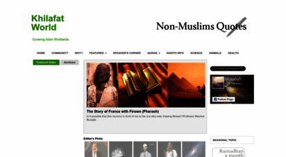 khilafatworld.com