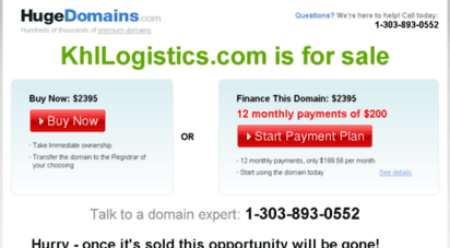 khllogistics.com