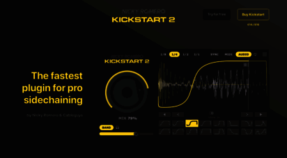 kickstart-plugin.com - nicky romero kickstart - instant sidechain compression