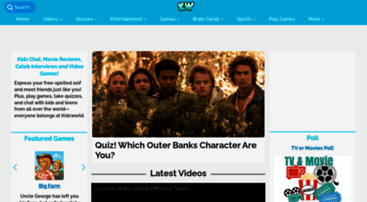 kidzworld.com - kids chat  kids world website  online teen chat room  free kid games