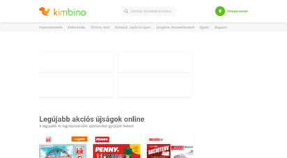 kimbino.hu - legújabb akcis újságok online  kimbino.hu