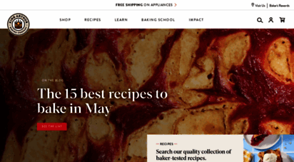 kingarthurflour.com - king arthur flour - try it once, trust it always