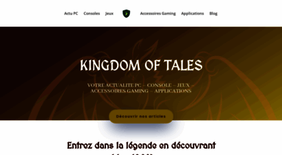 kingdom-of-tales.net - votre actu pc, console, gaming - kingdom of tales