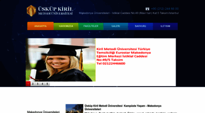 kirilmetodiuniversitesi.com - kiril metodi üniversitesi  makedonya üniversiteleri
