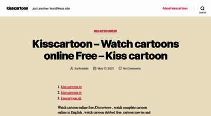 kisscartoon.asia - kisscartoon - watch cartoons online free