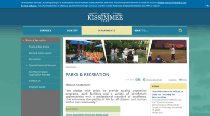 kissimmeeparksandrec.com