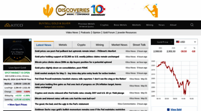 kitco.com - live gold prices  gold news and anlysis  mining news  kitco
