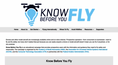 knowbeforeyoufly.org - know before you fly