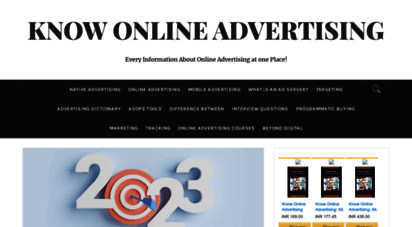 knowonlineadvertising.com - know online advertising - every information about online advertising at one place!