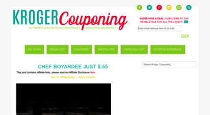 krogercouponing.com - kroger couponing - kroger and beyond