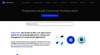 kubernetes.io - production-grade container orchestration - kubernetes