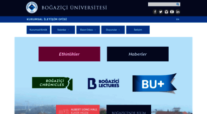 kurumsaliletisim.boun.edu.tr - boğaziçi üniversitesi kurumsal iletişim ofisi  kurumsal iletişim ofisi