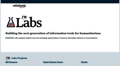 similar web sites like labs.reliefweb.int