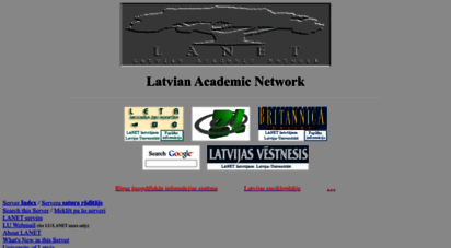 lanet.lv - lanet world wide web server