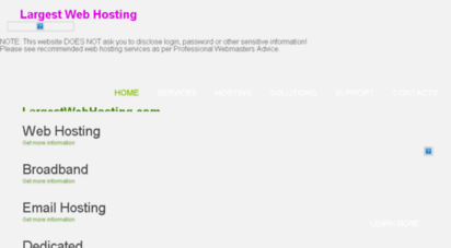 largestwebhosting.com