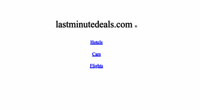 lastminutedeals.com