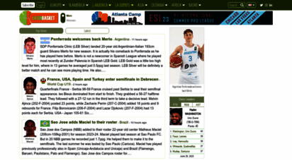 latinbasket.com - latin american basketball main page - latinbasket.com