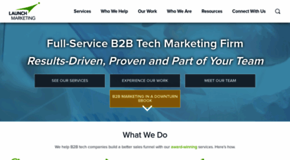 launch-marketing.com - turn-key b2b marketing services firm - austin  launch marketing