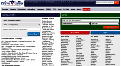 learn4good.com - schools,college admissions,online courses,jobs in usa,europe,uk,ca,ny english,free job postings uae
