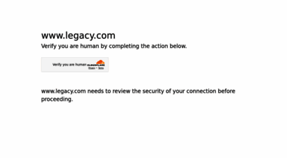 legacy.com - legacy.com   life stories live on