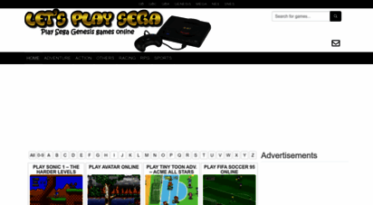 letsplaysega.com - let´s play sega - play all sega genesis / mega drive games online