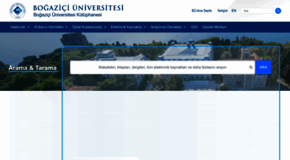 library.boun.edu.tr - boğaziçi üniversitesi kütüphanesi