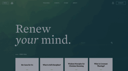 ligonier.org - trustworthy bible teaching and discipleship resources