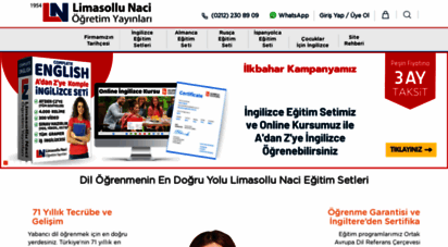 limasollunaci.com - en iyi ingilizce ve yabancı dil eğitim sitesi - limasollunaci.com