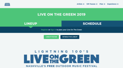 lineup.liveonthegreen.com