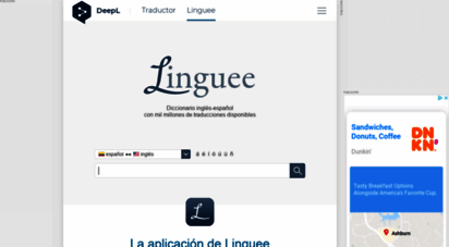 linguee.co - linguee  diccionario español-inglés, entre otros idiomas
