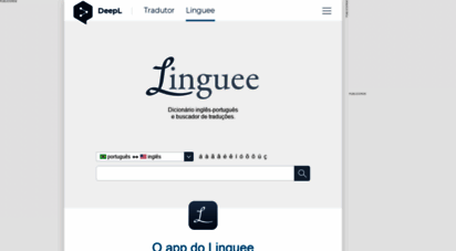 linguee.com.br - linguee  dicionário inglês-português e outros idiomas