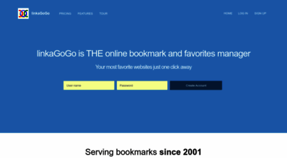 linkagogo.com - linkagogo  the online favorites and bookmark manager