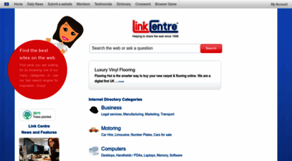 linkcentre.com - link centre internet directory and search engine