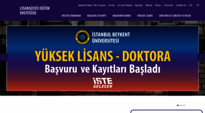 similar web sites like lisansustu.beykent.edu.tr