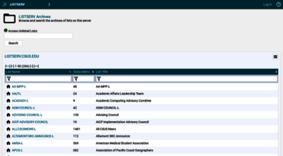 listserv.csus.edu