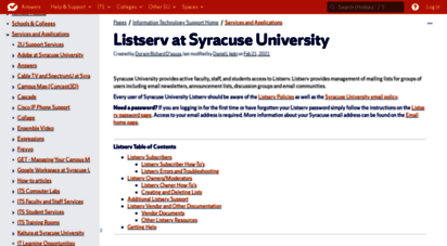 listserv.syr.edu