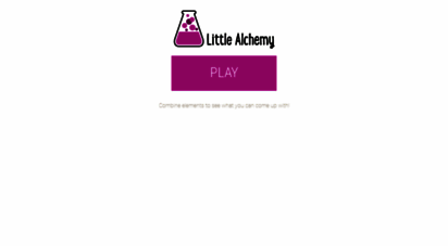 littlealchemy.com - little alchemy