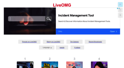 liveomg.co.uk - liveomg - live video streams. periscope, younow, vichatter, smotri.com, fotka, meerkat, and etc.